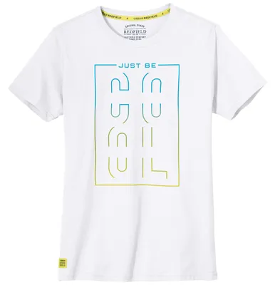 Produktbild von Redfield Übergrößen T-Shirt Frontprint COOL weiß