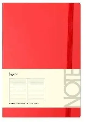 Immagine prodotto di Blocco note A5 96 pagine con gomma da cancellare rosso