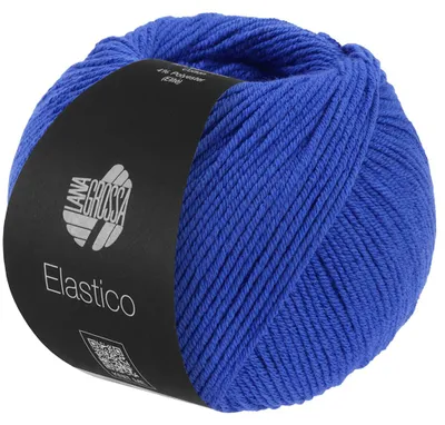 Produktbild von Lana Grossa ELASTICO 50 g Baumwoll-Klassiker mit leichtem Stretch-Anteil 160 m Farbe 199 - Kobaltblau