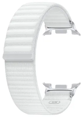 Image de Samsung Fabric Band (S/M) pour la Galaxy Watch8 | Watch8 Classic, bande, smartwatch, blanc, Samsung, Galaxy Watch8 | Watch8, tissu, nylon