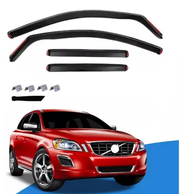 Produktbild von Komplettset mit 4 Windabweisern für VOLVO XC60 (1. Generation) – 2008–2017