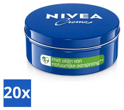 Produktbild von 20 x NIVEA Crème - Intensiv pflegende Feuchtigkeitscreme - 400 ml - Vorteilspackung - 20 Stücke