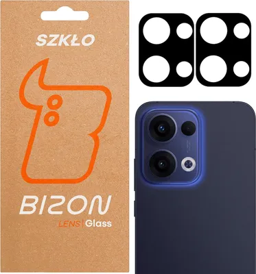 Produktbild von Gehärtetes Glas für die Kamera für Oppo Reno13, Bizon Glass Silk Lens, 2 Stück