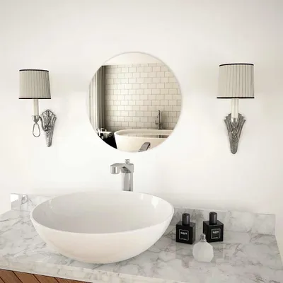 Produktbild von Wandspiegel 40 cm Rund Glas