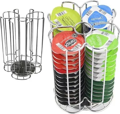Produktbild von Famanu Kaffeekapselhalter für 52 Tassimo-Kapseln - 360° drehbar, rutschfest