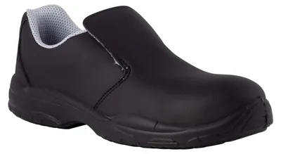Imagen del producto de REPOSA. Zapatos de trabajo uni para enfermeros, de cuero, color negro, talla 46 EU