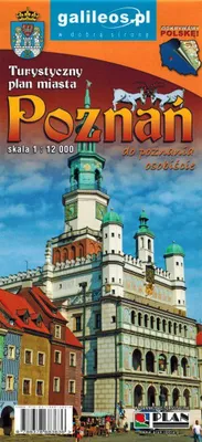 Zdjęcie produktu dla Plan miasta - Poznań 1:12 000 - Opracowanie zbiorowe (mapy miast, podróże)