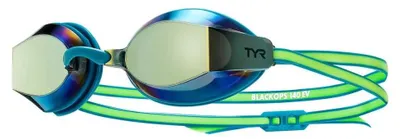 Produktbild von Tyr Black Ops 140ev Schwimmbrille Mit Spiegelglas Grün  Grün One Size