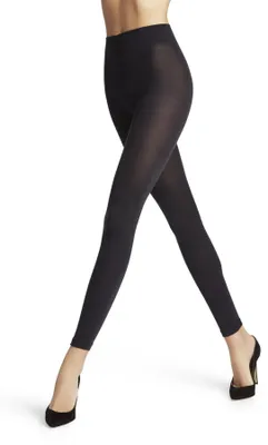 Obrázok produktu pre Legíny FALKE pre dámy, model Softmerino W, z vlnenej zmesi s bavlnou, jednofarebné, modrá farba, 1 kus