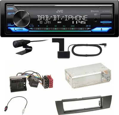 Produktbild von JVC KD-X482DBT Bluetooth Digitalradio Einbauset für BMW E90 E91 E92 E93
