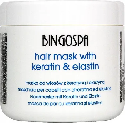 Image de Bingospa Masque capillaire à la kératine et à l'élastine 500