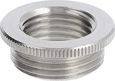 Image de Réducteur WISKA M/M de M20x1,5 à M16x1,5 MRM-M20/M16 rond avec moletage Laiton (CuZn) nickelé Filetage de raccordement