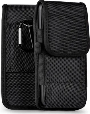 Produktbild von moex® Agility Case kompatibel mit Gigaset GS370 / GS370 Plus - Handy Gürteltasche, Schwarz
