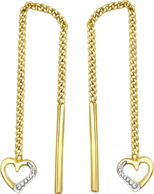 Produktbild von Vivance Ohrhänger 333/- Gelbgold glanz Herz