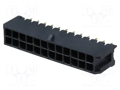 Obrázok produktu pre 1x zásuvka, konektor pre káble, 3 mm, samica, PIN: 24, 10127721-242LF, konektor Signteck