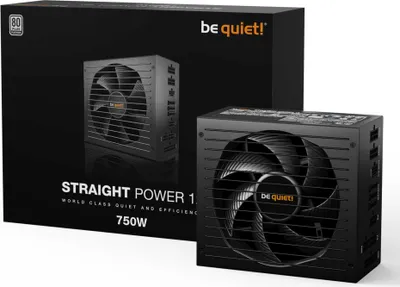 Imagen del producto de be quiet! BN336. Fuente de alimentación be quiet! Straight Power 12, 750W, 80+ Platinum, modelo.