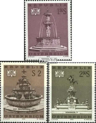 Produktbild von Briefmarken Österreich 1972 Mi 1382-1384 (kompl.Ausg.) gestempelt Kunstschätze