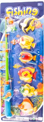 Zdjęcie produktu dla Rybki Z Wędką Do Kąpieli Łowienie Rybek Na Magnes