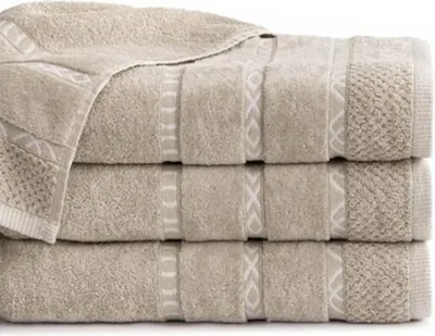 Produktbild von Gino Handtuch 30x50 beige 550g 100% Baumwolle