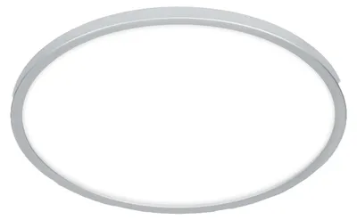 Productafbeelding van Briloner Pulap LED plafondlamp, indirect licht, plat design, spatwaterdicht (IP44), neutraal wit licht, mat chroom, Ø29 x 4 cm