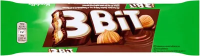 Zdjęcie produktu dla 3Bit Baton W Czekoladzie Mlecznej Z Nadzieniem O Smaku Orzechowym I Herbatnikiem 46 G