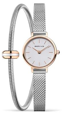 Produktbild von Bering Damen Uhr Armbanduhr Classic - 11022-064-lovely-2-gwp190 Meshband
