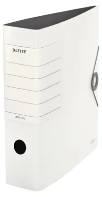 Image de Leitz 1112-00-01 1112 Classeurs de qualité 180° Solid - Polyfoam, A4, large, blanc