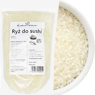 Produktbild von Reis für Sushi 1 kg - rundkörnig, klebrig - für Sushi und Onigiri