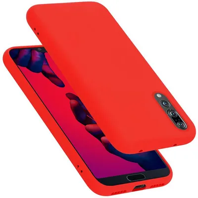 Obrázok produktu pre Cadorabo ochranné puzdro pre Huawei P20 PRO / P20 PLUS v červenom puzdre na mobilný telefón Puzdro Kryt TPU puzdro