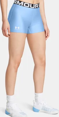 Productafbeelding van Under Armour Heatgear Authentics korte broek, blauw, maat L, dames