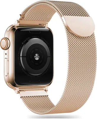 Zdjęcie produktu dla Tech-Protect MilaneseBand, Pasek od zegarka, Apple, Watch 4 / 5 / 6 / 7 / 8 / 9 / SE / Ultra 1 / 2 (42/44/45/49 mm), Stal, Zawieszane pudełko, 1 szt.
