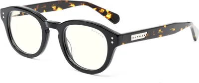Zdjęcie produktu dla Gunnar Optiks Emery, Owalny, Gaming, Czarny, Włókno octanowe, Luźne dopasowanie, Przezroczyste