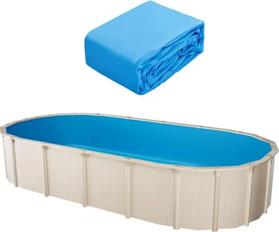 Obrázek produktu pro Oválná bazénová fólie 16,4 x 9,8 ft Bazénová fólie typu Unibead Výška stěny 47 palců