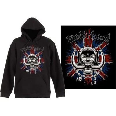 Obrázok produktu pre Motorhead Uni mikina s kapucňou: Britská kapucňa Warpig