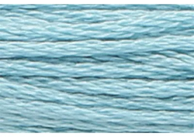 Image de Fil à tricoter Anchor Sticktwist, 8 mètres, couleur bleu cristallin, en coton, référence 167, 6 brins