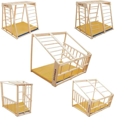 Produktbild von KIDWOOD Rocket Holzspielplatz - Basismodell