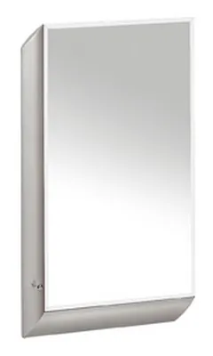 Image de Miroir mural HAKU, modèle 33713, dimensions 46 x 75 cm, aluminium/aspect brillant