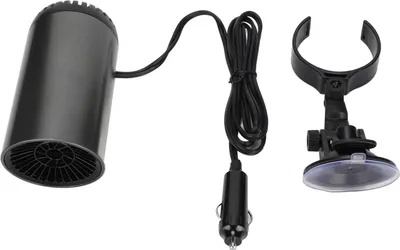 Produktbild von Becherförmiges Auto-Warmluftgebläse, schnelles Aufheizen, um 180° drehbar, Mini-Heizung mit Halterung für Autos