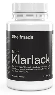 Produktbild von Shelfmade Klarlack 250ml - Matt