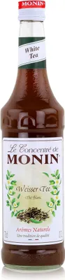 Produktbild von Monin Sirup Weisser Tee 700ml - Cocktails Milchshakes Kaffeesirup (1er Pack)