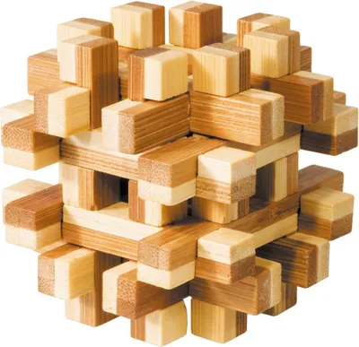 Imagen del producto de Juego de lógica IQ, rompecabezas 3D, bloques mágicos, Fridolin