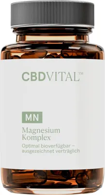 Produktbild von Magnesium Komplex | 60 Kapseln mit 7 Magnesiumverbindungen & Vitamin C