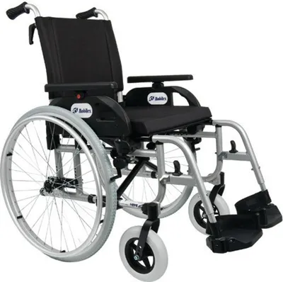 Produktbild von Faltbarer Leichtgewichtrollstuhl Dolphin Mobilex Sitzbreite 57 cm