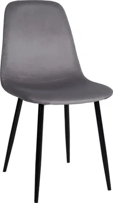 Produktbild von Esszimmerstuhl HLO-CP72 Samt  dunkelgrau