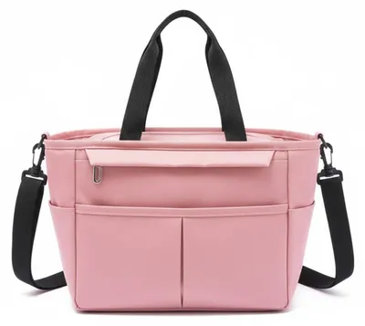 Isolierte Lunchtasche 7 l, wasserdicht, mit Schultergurt, rosa