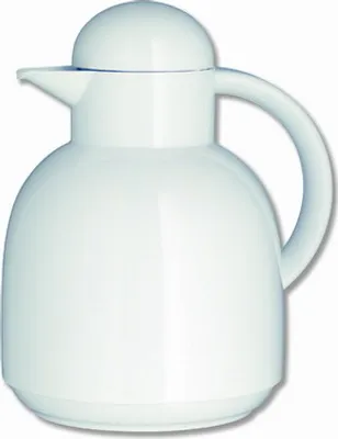 Produktbild von 1x alfi Isolierkanne Neat Kunststoff, weiß 1,0 l Kaffeekanne, Thermokanne