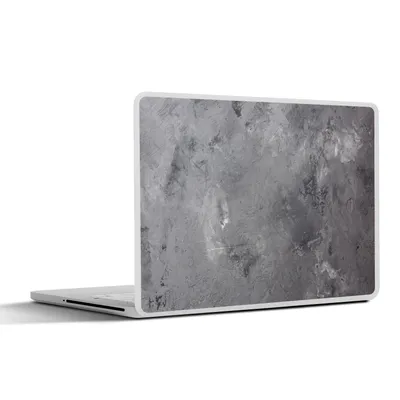 Produktbild von MuchoWow® Laptop Aufkleber Sticker Cover Beton - Grau - Retro 25x18 cm - Laptop-Deko