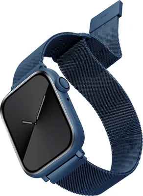 Produktbild von UNIQ Dante Edelstahlarmband für Apple Watch Blau