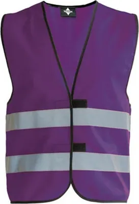 Produktbild von Korntex Unisex Warnschutz für Kinder Funktionsweste KWW100 Violett S (7-12 Years)