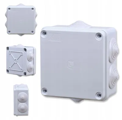 Immagine prodotto di Scatola di distribuzione a prova di umidità Custodia per l'installazione100 x 100 x 50 mm IP65
